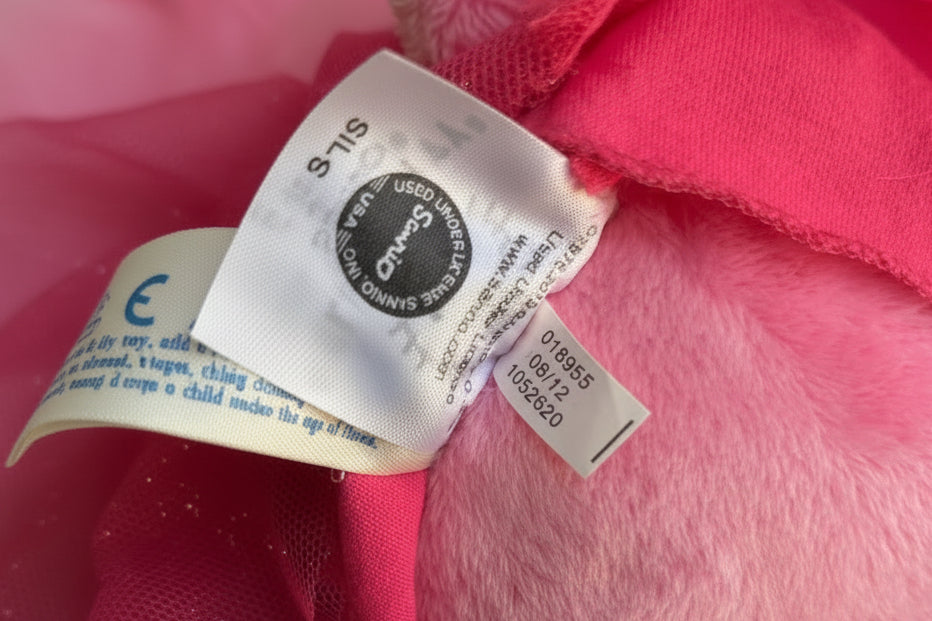 Build A Bear Hello Kitty Pink 2012 Leopard Print‎ Plush Bow Tutu Stuffed Animal