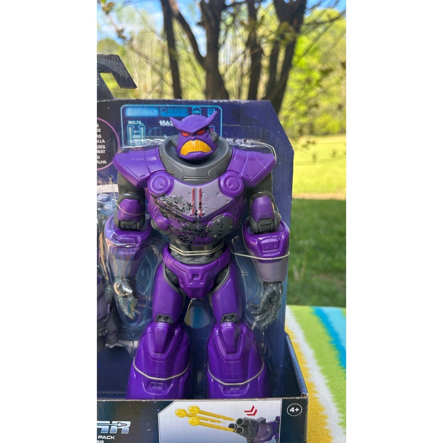 Mattel Lightyear Buzz vs Zurg Clash Pack Kids Purple New Crystal Grade Figures