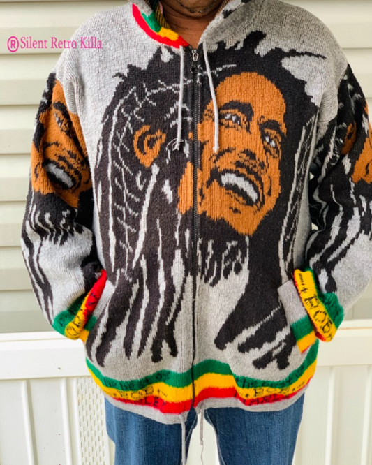 Vintage Bob Marley Wool Jacket