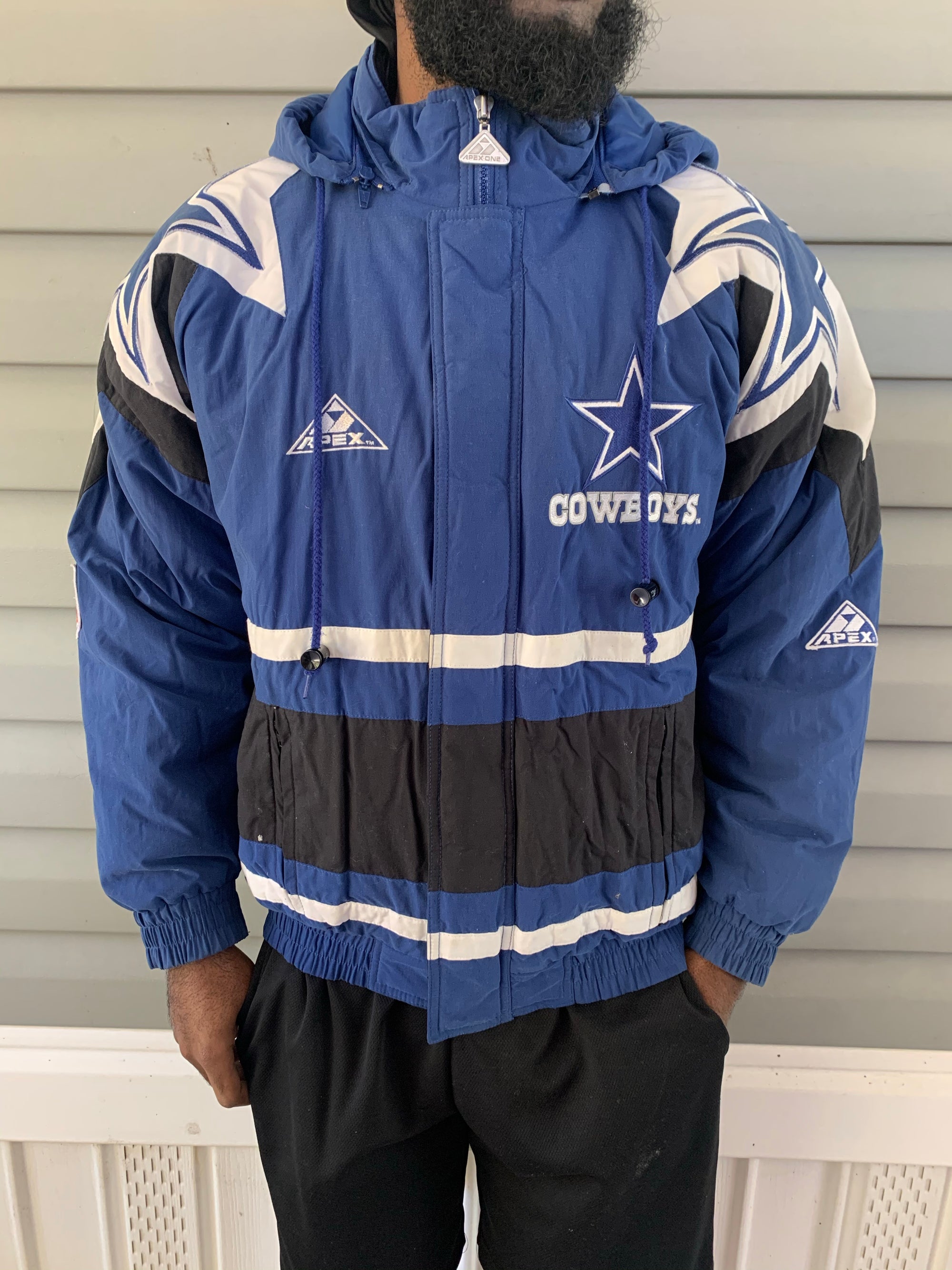 Dallas cowboys pro line puffer jacket 