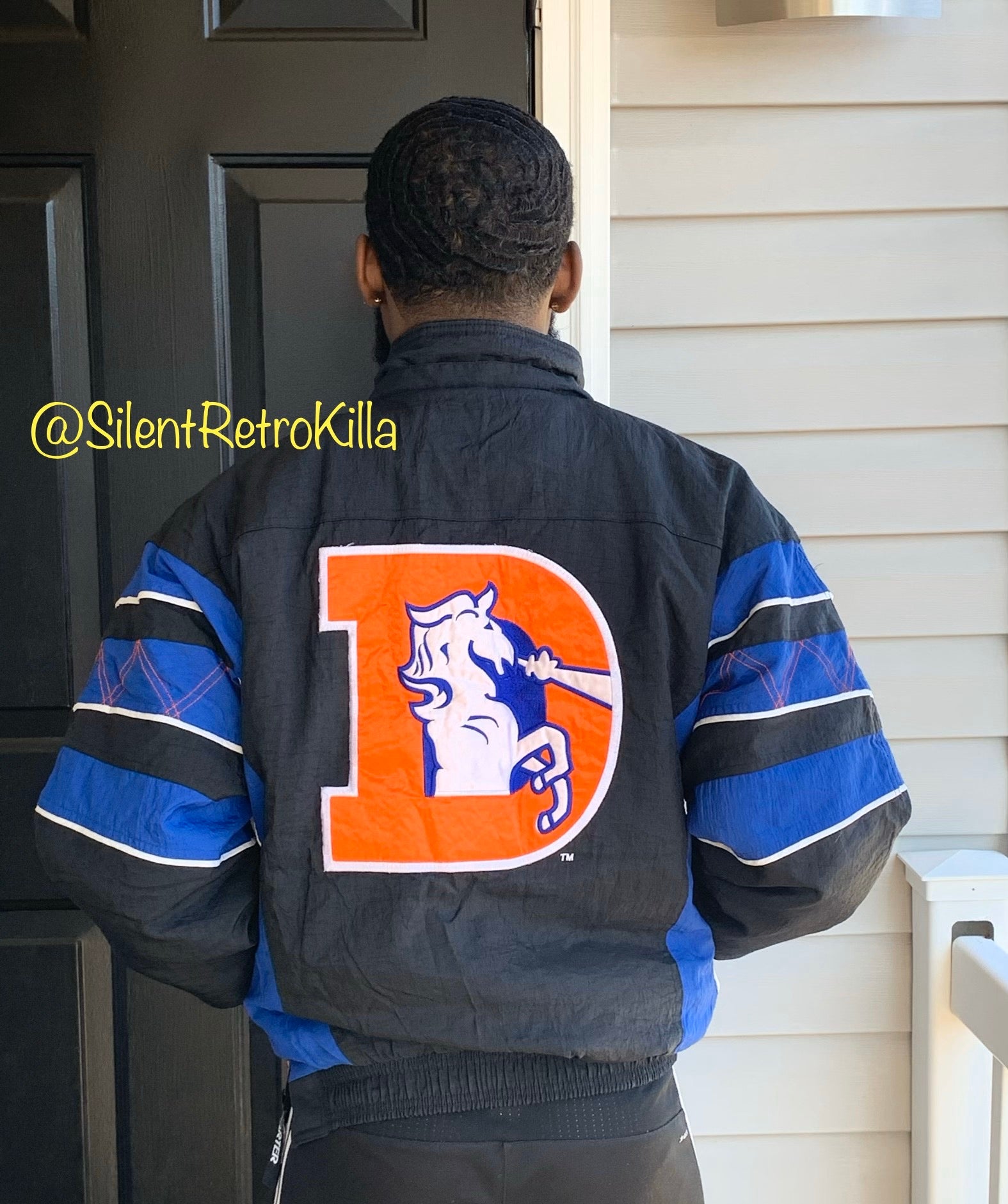 denver broncos starter pullover jacket