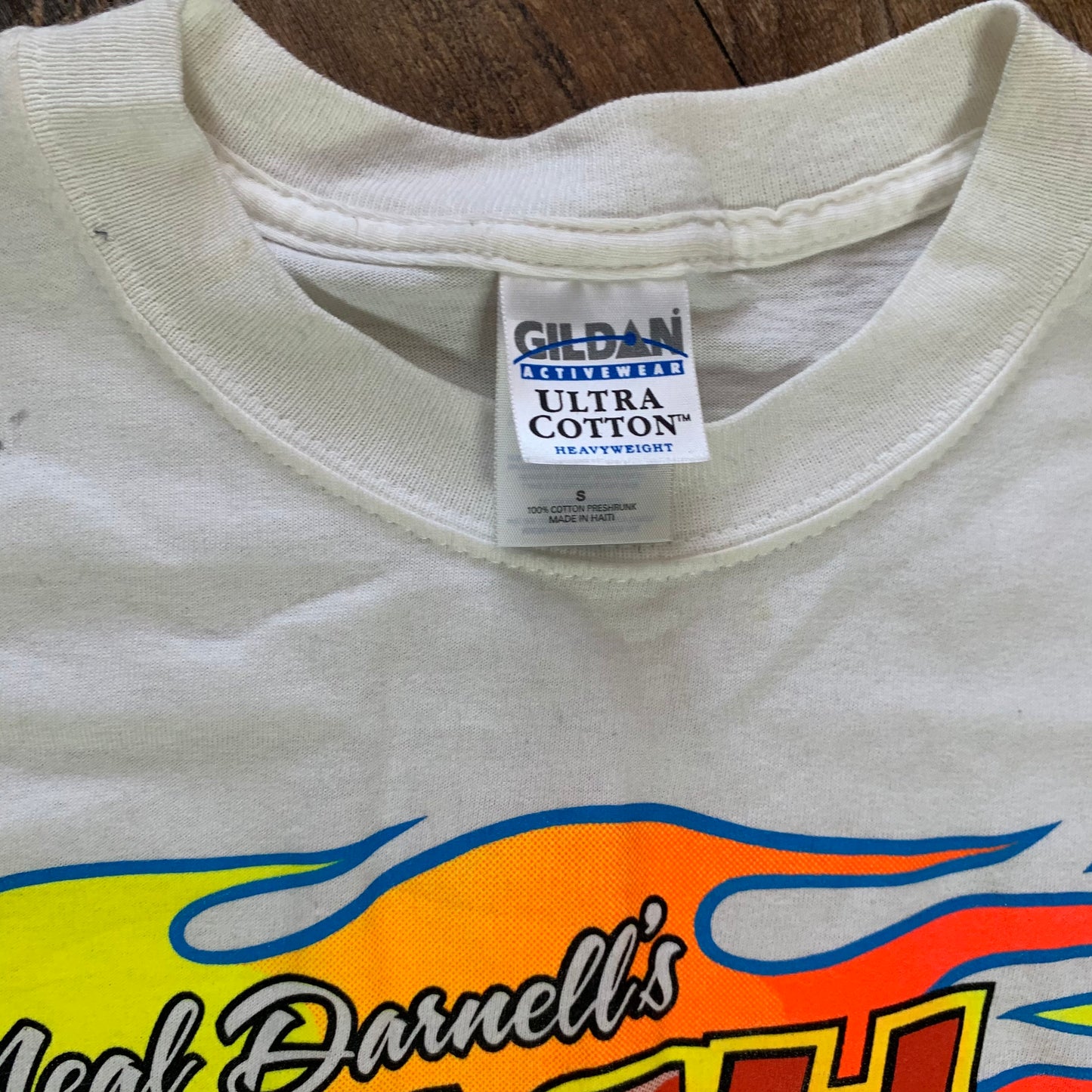 Neal Darnell's autographed race Truck Vintage tee
