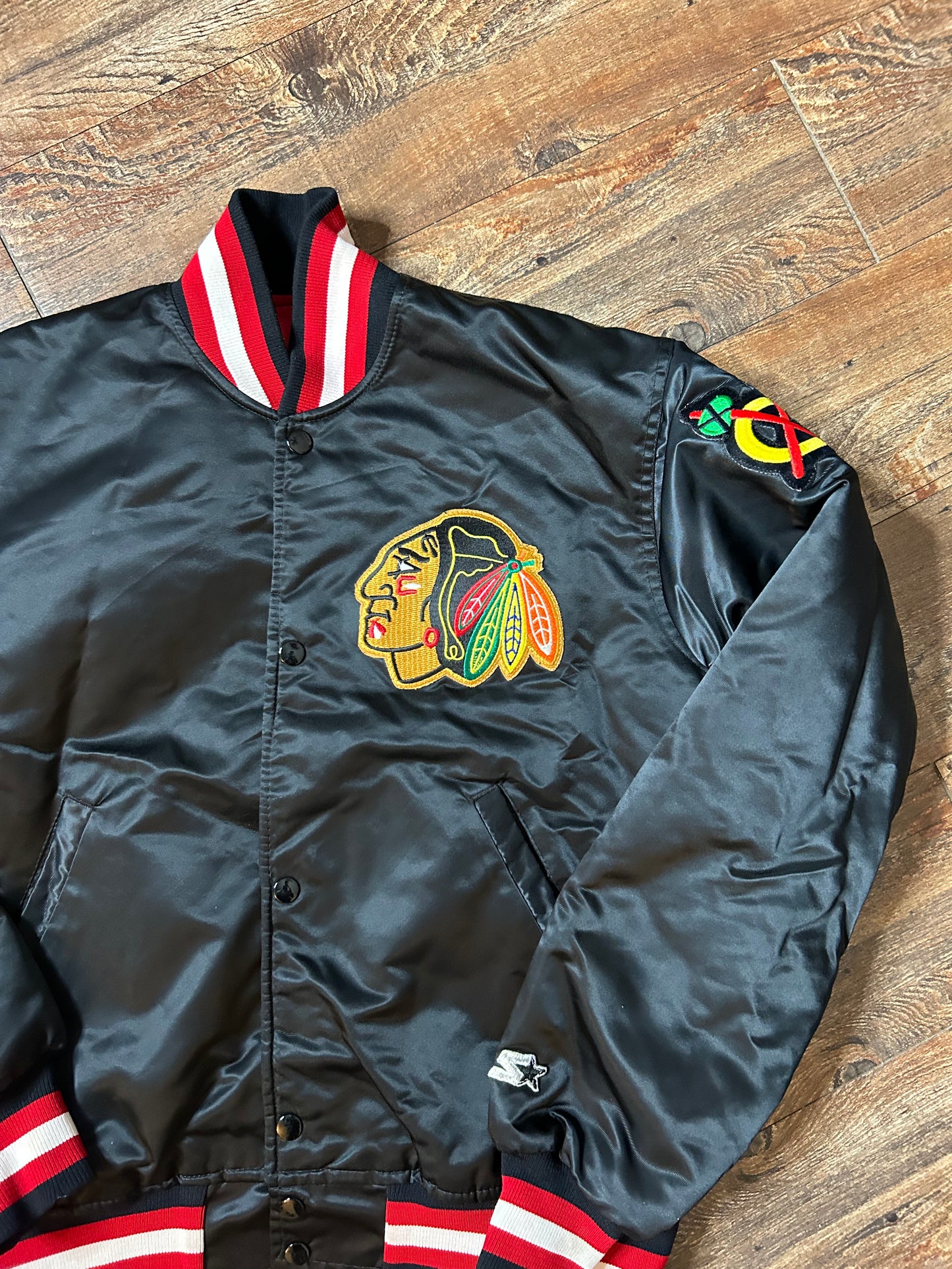 Vintage 90s Chicago Blackhawks Starter Jacket