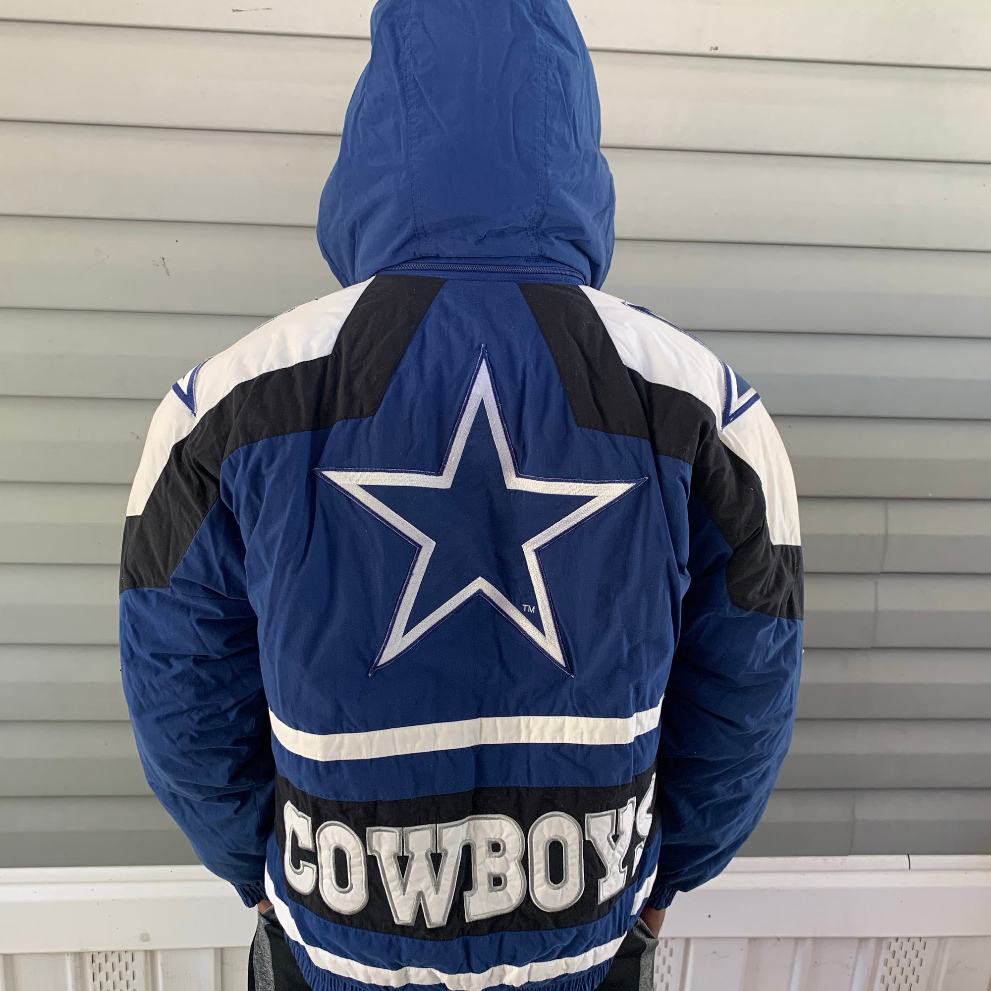 90s cowboys starter jacket