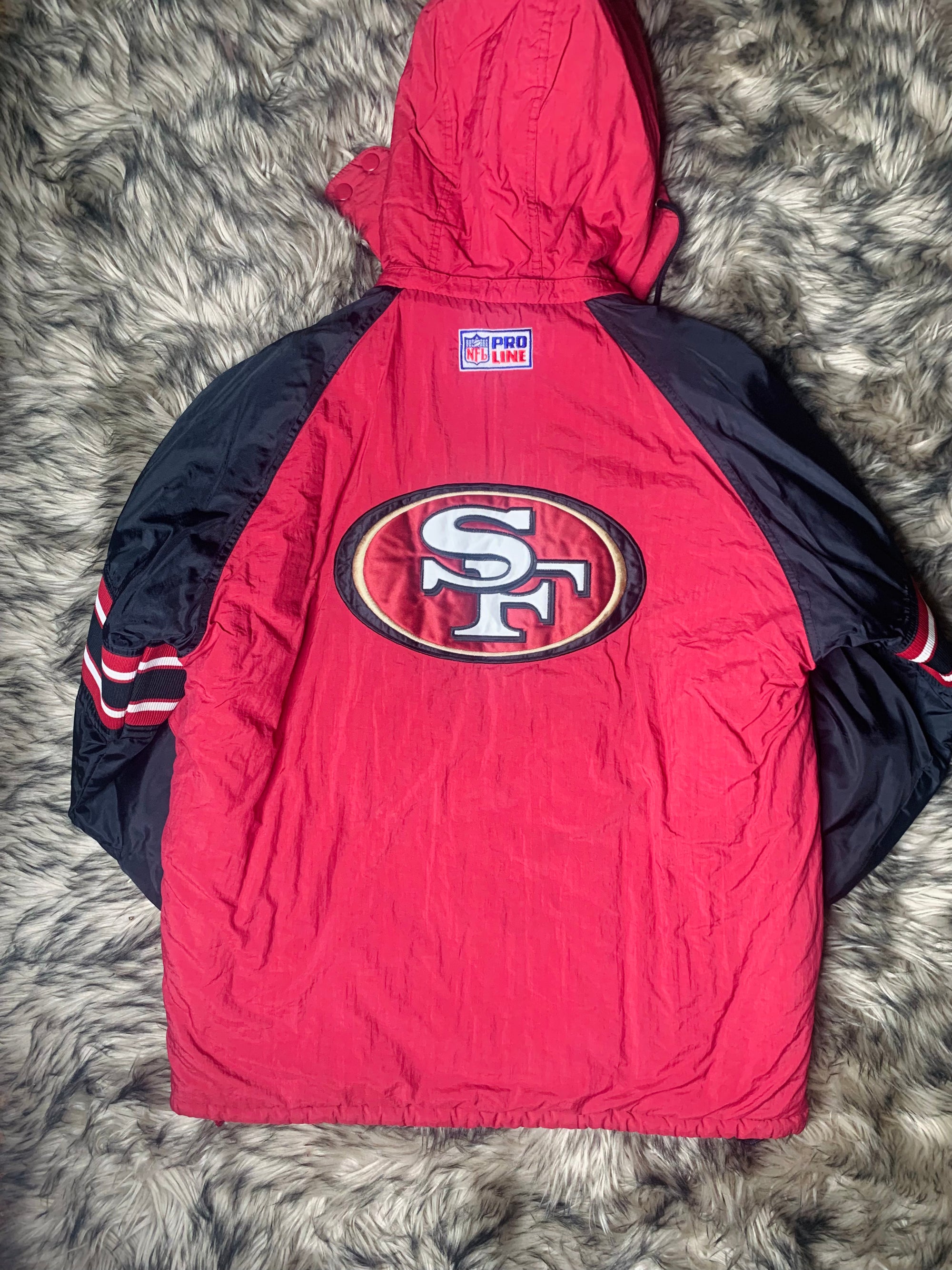 1990-95 SAN FRANCISCO 49ERS APEX ONE JACKET L - Classic American Sports