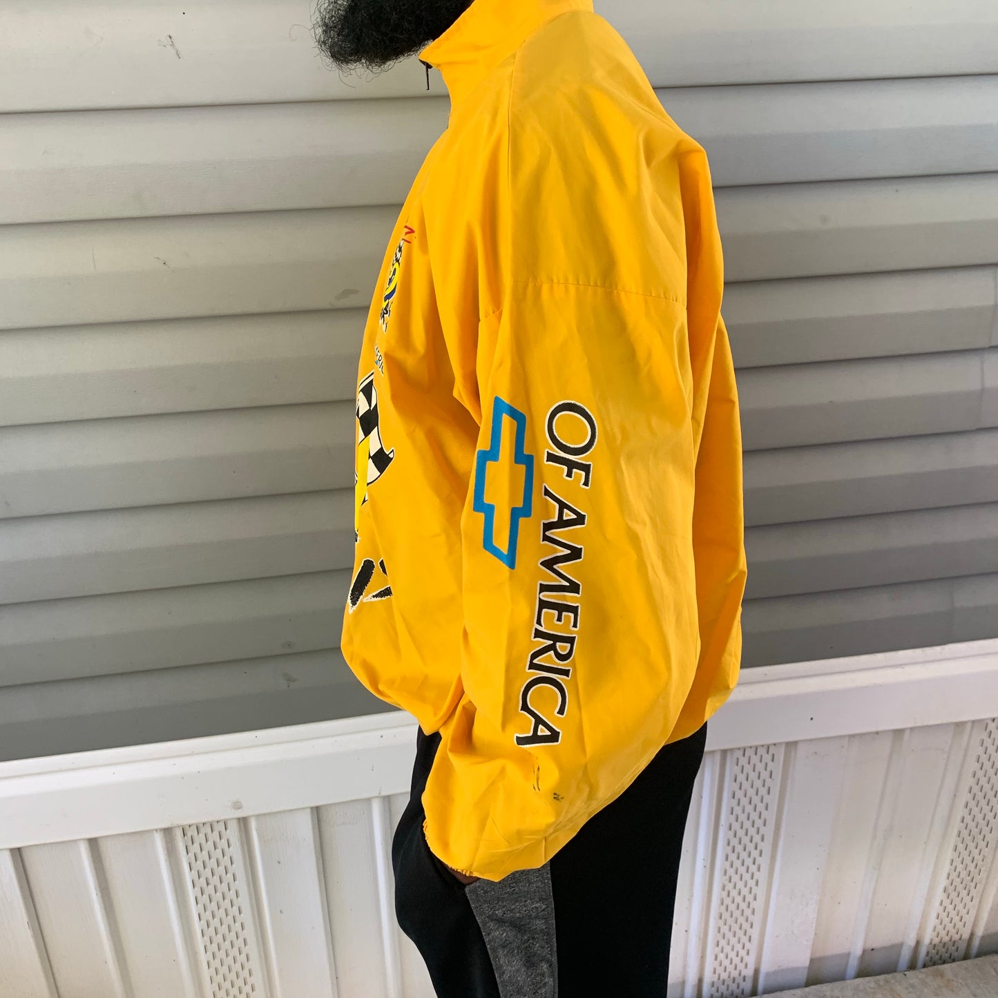Jeff Gordon #24 Yellow NASCAR Windbreaker Jacket