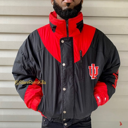 Vintage Indiana Hoosiers Puffer Jacket Coat