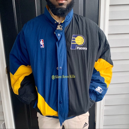 Vintage Indiana Pacers NBA Starter Puffer Jacket