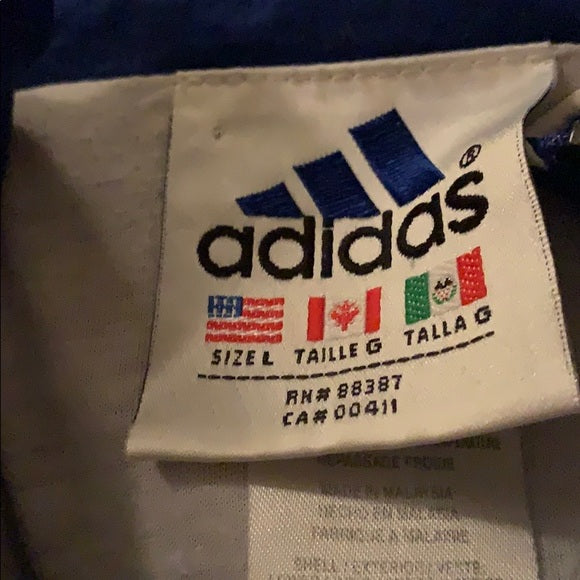 Adidas vintage unisex windbreaker jacket