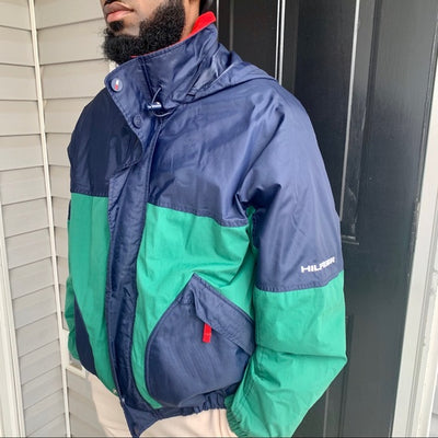 Vintage Tommy Hilfiger color block jacket coat - SRKilla