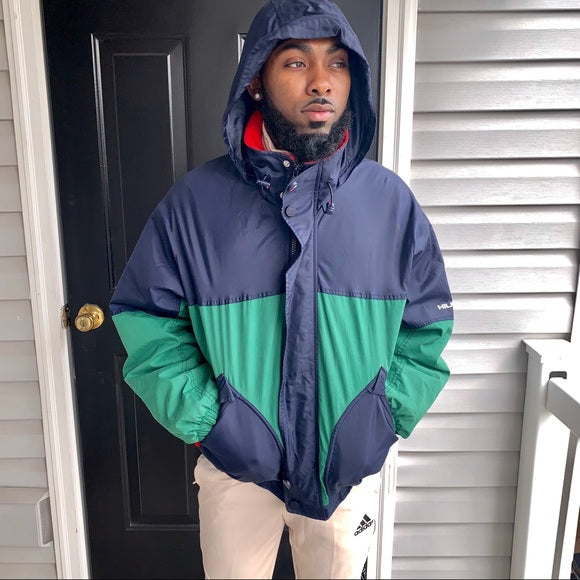 Tommy hilfiger color block 2024 windbreaker