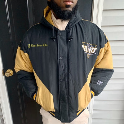 saints starter jacket 90s