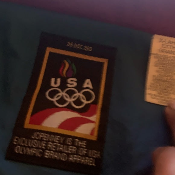 USA Olympic JCPenny windbreaker track jacket