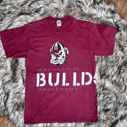 Vintage Mississippi State Bulldogs MSU tshirt tee